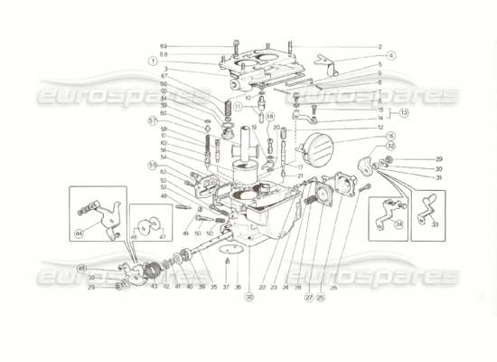 a part diagram from the Ferrari 308 parts catalogue