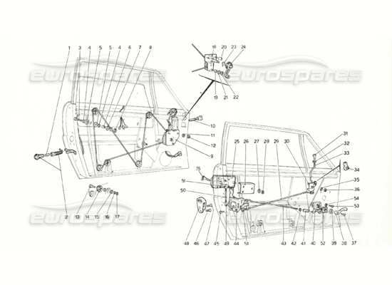 a part diagram from the Ferrari 308 parts catalogue