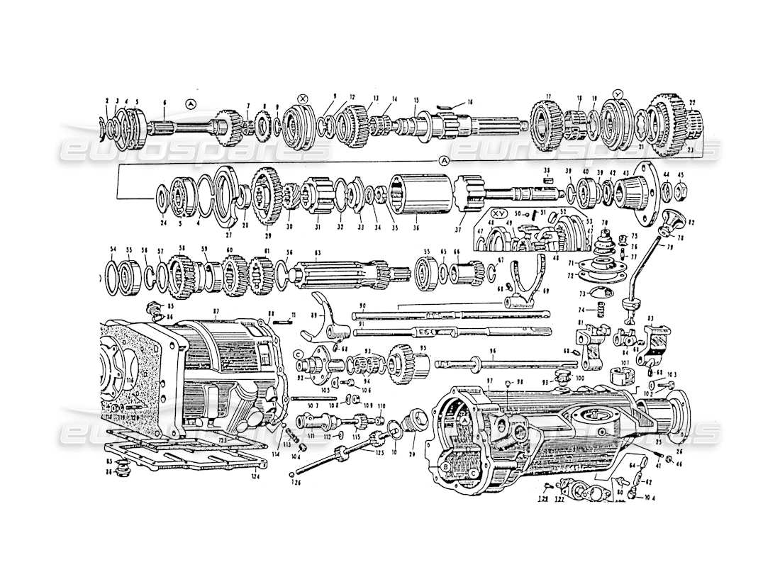 Part diagram containing part number ZF 1010 304 020 (5)