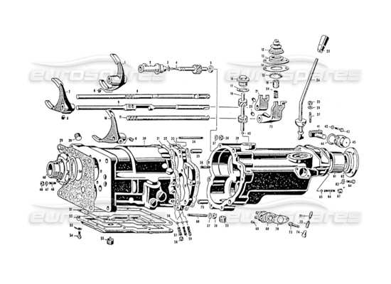 a part diagram from the Maserati 3500 parts catalogue