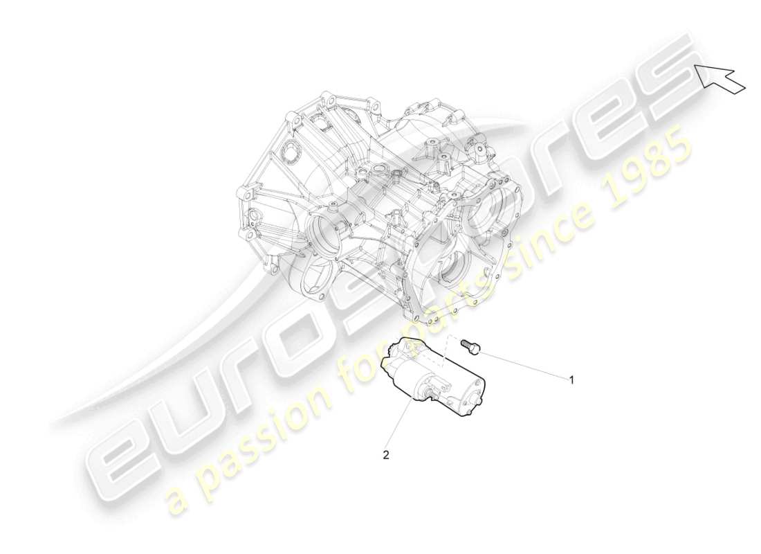 Lamborghini LP570-4 Spyder Performante (2012) STARTER Part Diagram