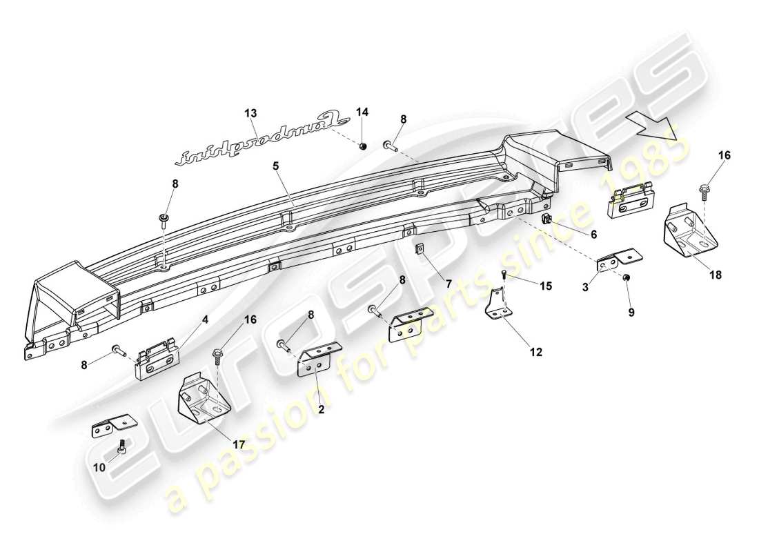 Lamborghini LP570-4 SL (2011) TRIM Part Diagram