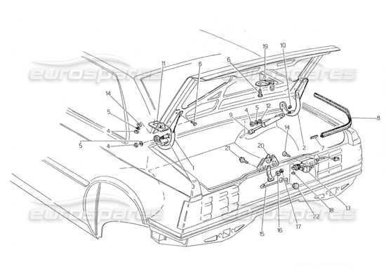 a part diagram from the Maserati 228 parts catalogue