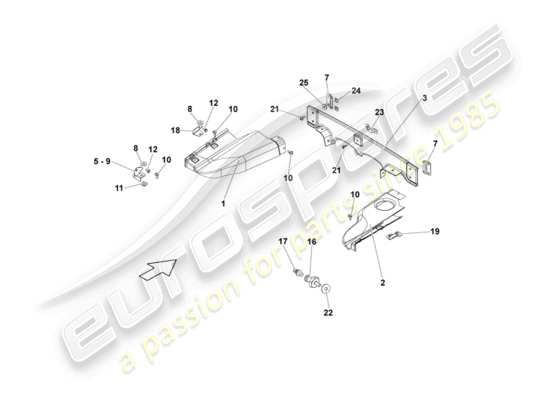 a part diagram from the Lamborghini LP570-4 SL (2012) parts catalogue