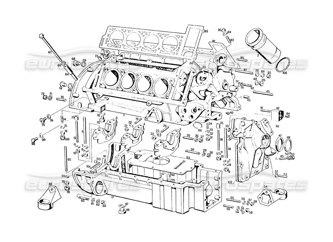 Part diagram containing part number 115 MB 64029