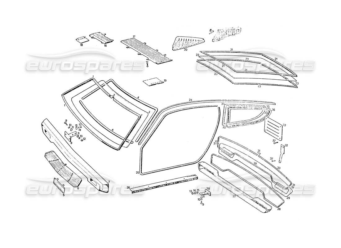 Part diagram containing part number 120 BM 84538