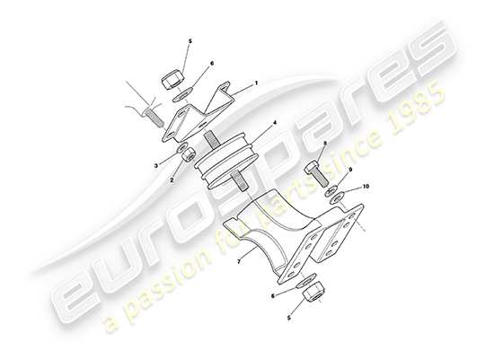 a part diagram from the Aston Martin V8 Coupe (2000) parts catalogue
