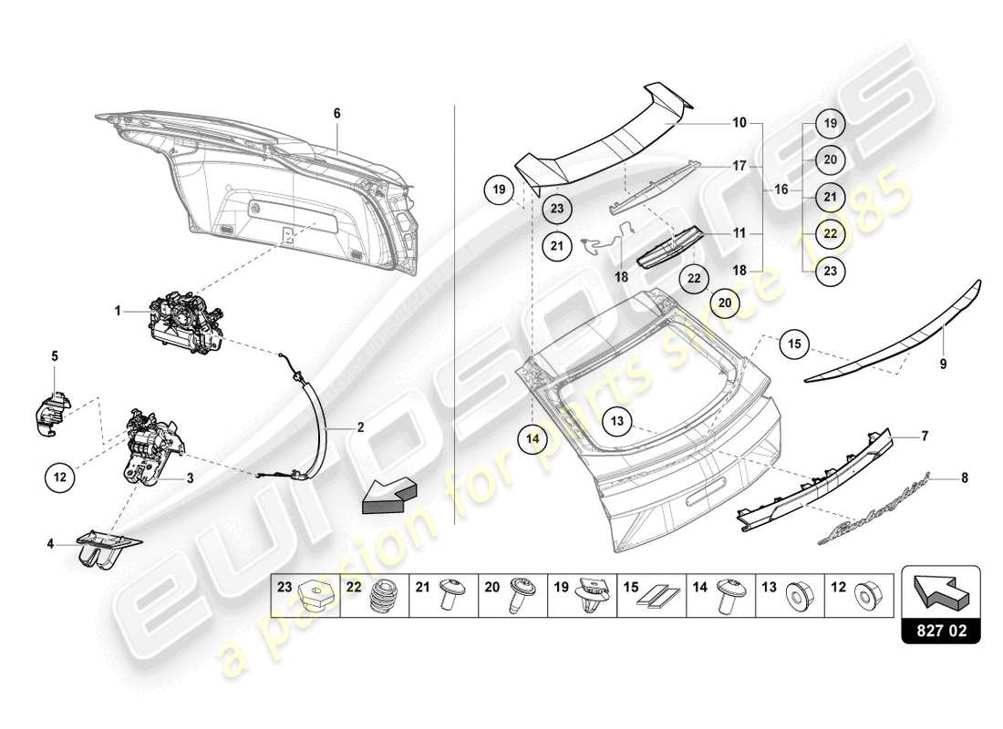 Part diagram containing part number 4ML827931GRU