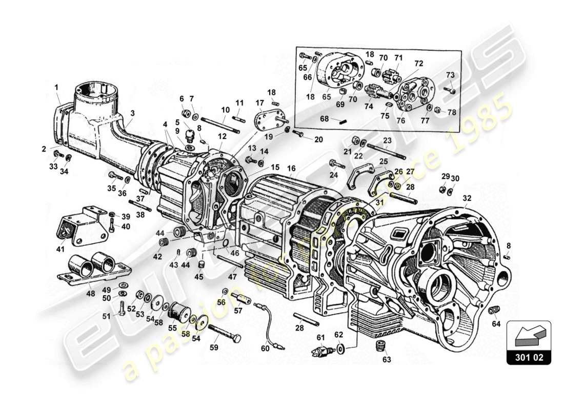 Part diagram containing part number 008700611