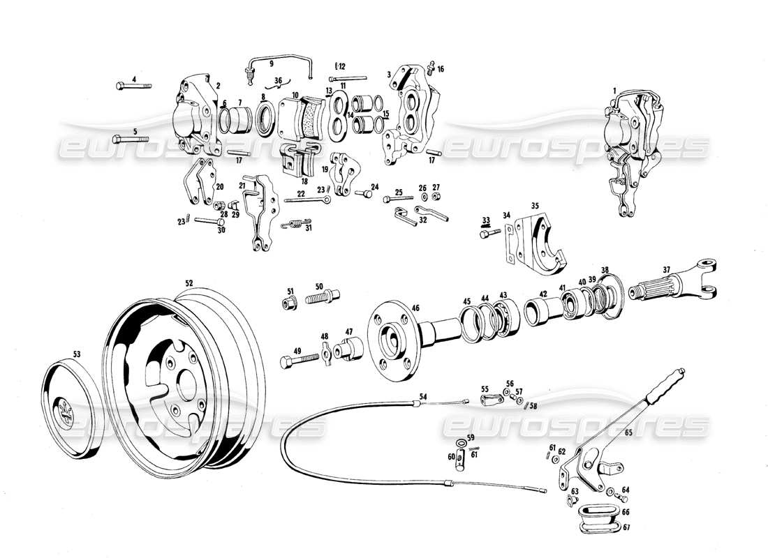 Part diagram containing part number 107FM57654