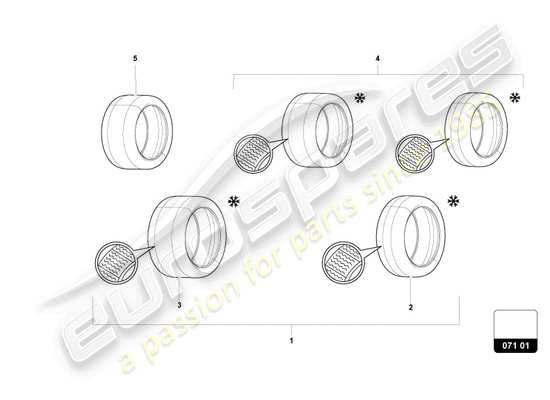 a part diagram from the Lamborghini Revuelto parts catalogue