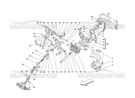 a part diagram from the Ferrari 430 parts catalogue