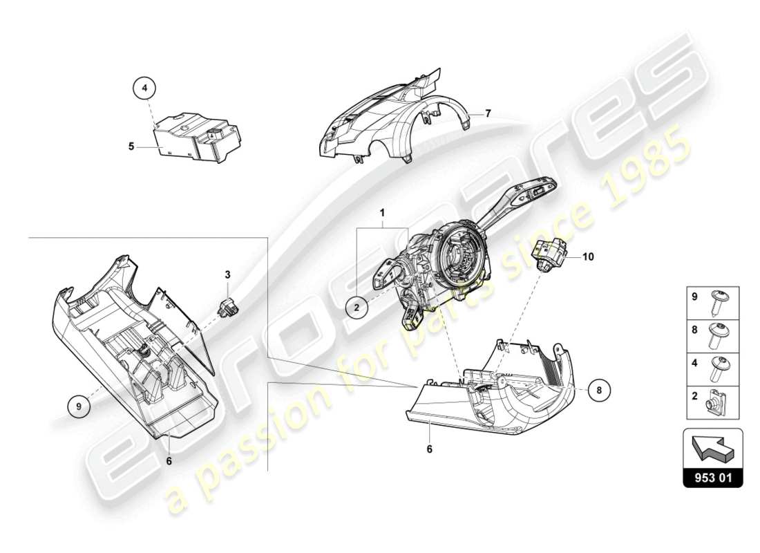 Part diagram containing part number 4ML907129F