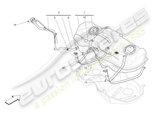 a part diagram from the Maserati Levante parts catalogue