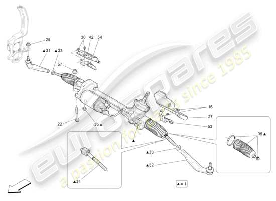 a part diagram from the Maserati Levante parts catalogue