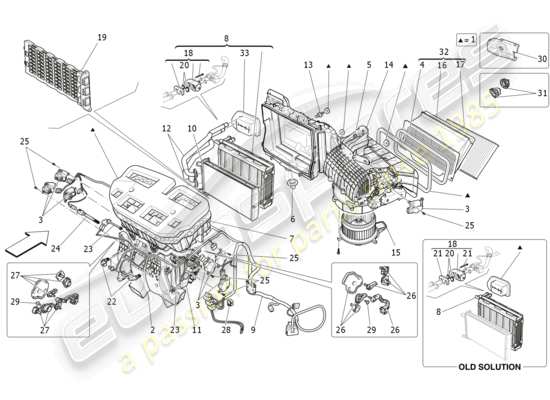 a part diagram from the Maserati Levante (2020) parts catalogue