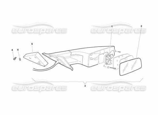 a part diagram from the Lamborghini Murcielago LP670 parts catalogue