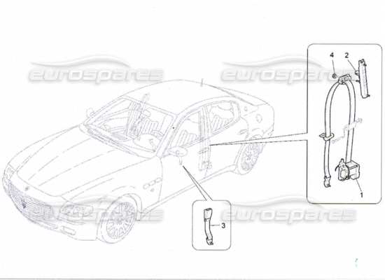 a part diagram from the Maserati QTP. (2010) 4.2 parts catalogue