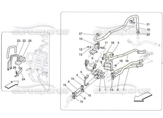 a part diagram from the Maserati QTP. (2010) 4.2 parts catalogue