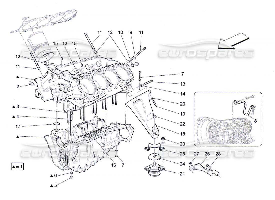 Part diagram containing part number 222317