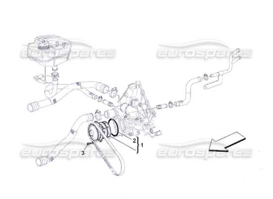 a part diagram from the Maserati Quattroporte M139 (2005-2013) parts catalogue