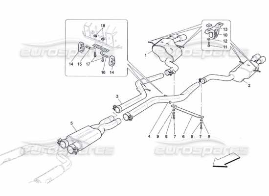 a part diagram from the Maserati QTP. (2010) 4.7 parts catalogue