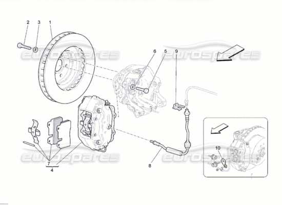 a part diagram from the Maserati QTP. (2010) 4.7 parts catalogue
