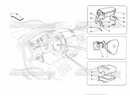 a part diagram from the Maserati QTP. (2010) 4.7 parts catalogue