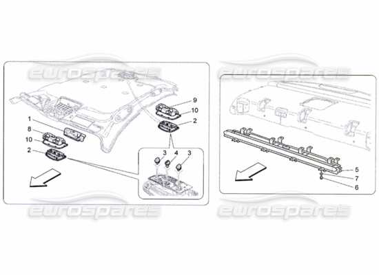 a part diagram from the Maserati QTP. (2010) 4.7 parts catalogue