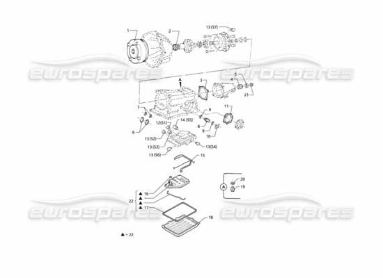 a part diagram from the Maserati QTP V8 (1998) parts catalogue