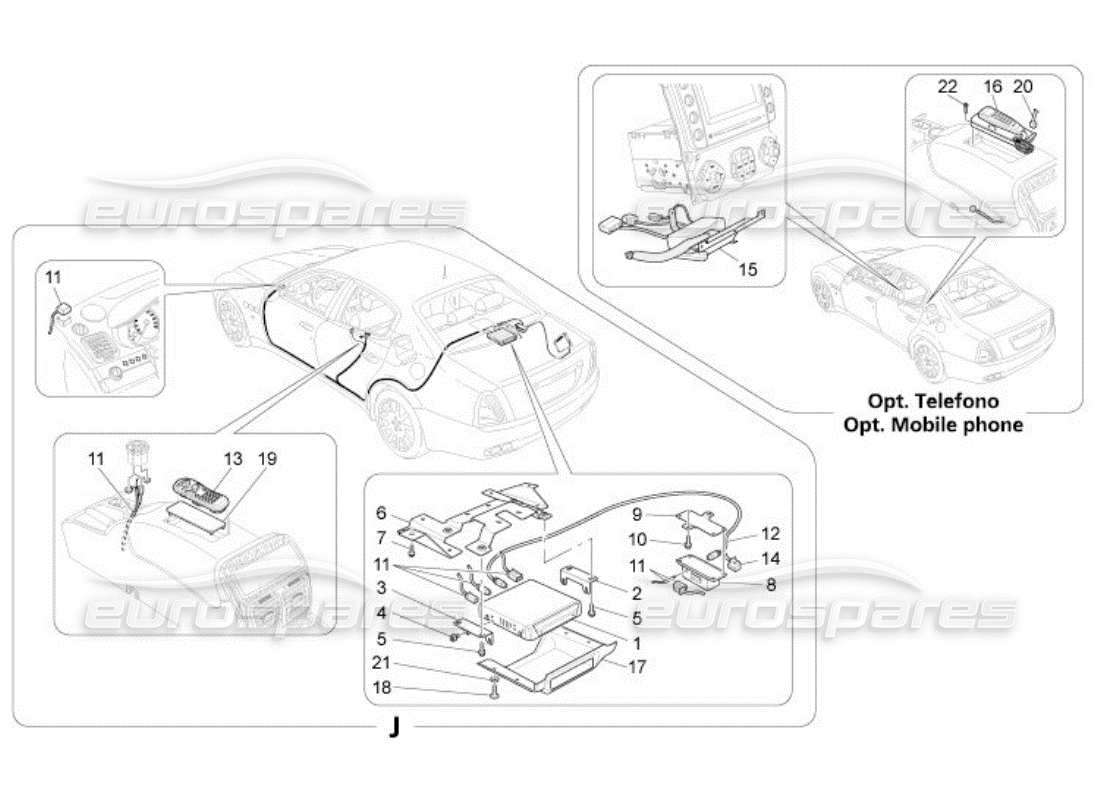 Maserati QTP. (2005) 4.2 it system Part Diagram