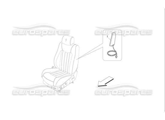 a part diagram from the Maserati QTP. (2006) 4.2 F1 parts catalogue