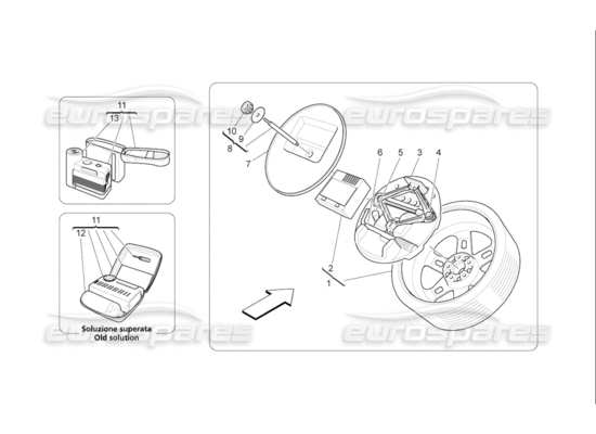 a part diagram from the Maserati QTP. (2006) 4.2 F1 parts catalogue