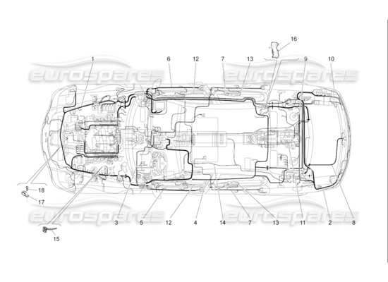 a part diagram from the Maserati QTP. (2006) 4.2 F1 parts catalogue