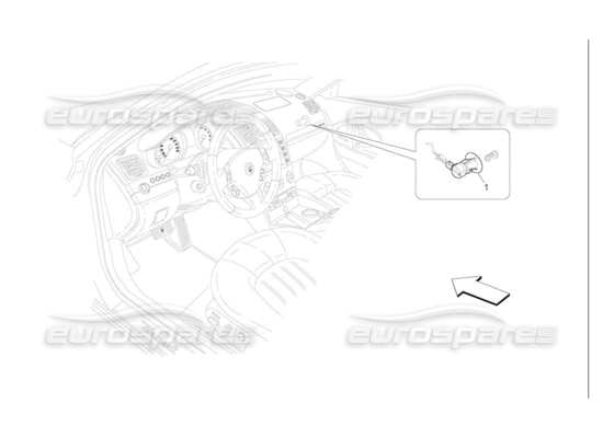 a part diagram from the Maserati Quattroporte M139 (2005-2013) parts catalogue