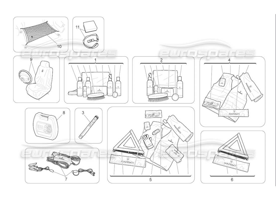 Maserati QTP. (2007) 4.2 F1 after market accessories Part Diagram