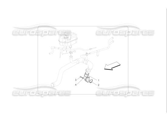 a part diagram from the Maserati Quattroporte M139 (2005-2013) parts catalogue