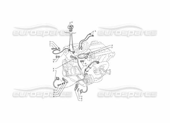 a part diagram from the Maserati Quattroporte (1996-2001) parts catalogue