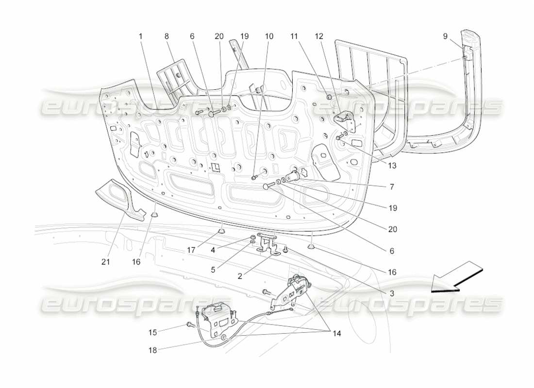 Part diagram containing part number 12624178