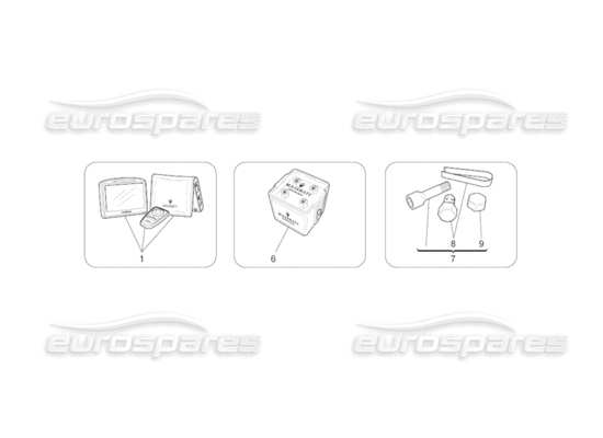 a part diagram from the Maserati GranCabrio parts catalogue