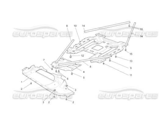 a part diagram from the Maserati GranCabrio parts catalogue