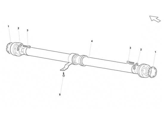 a part diagram from the Lamborghini Gallardo LP570-4s Perform parts catalogue