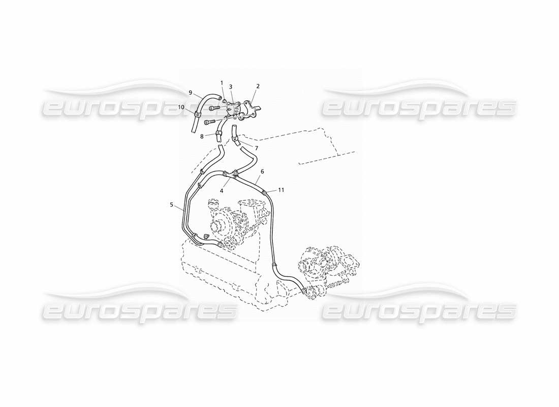 Maserati QTP V6 Evoluzione Boost Control System Parts Diagram