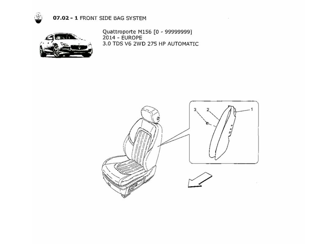 Part diagram containing part number 673000322