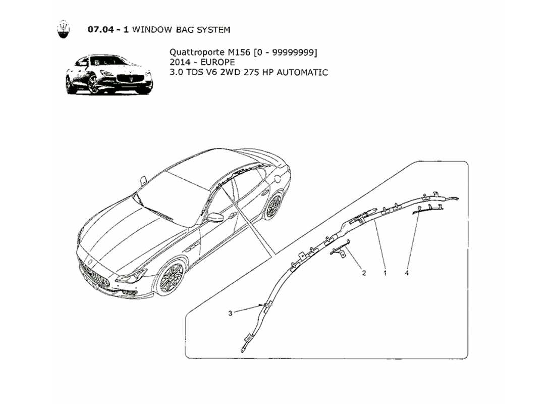 Part diagram containing part number 670008164