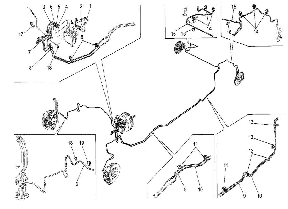 Maserati QTP. V8 3.8 530bhp 2014 lines Part Diagram