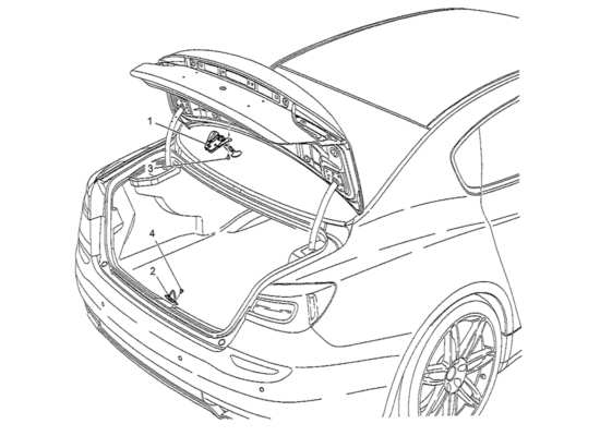 a part diagram from the Maserati Quattroporte M156 (2014 onwards) parts catalogue