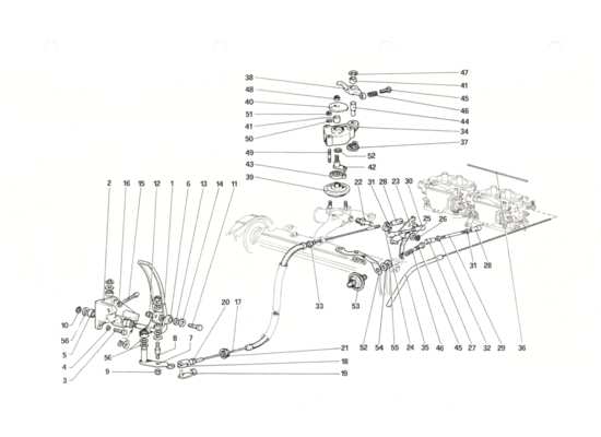 a part diagram from the Ferrari 208 parts catalogue