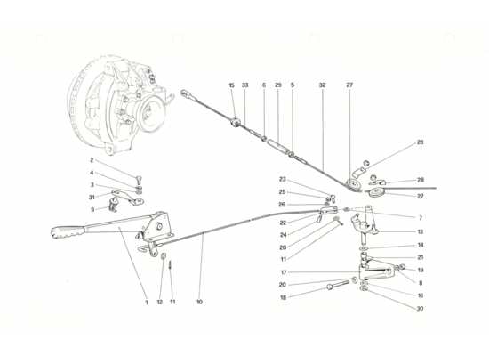 a part diagram from the Ferrari 208 GTB GTS parts catalogue