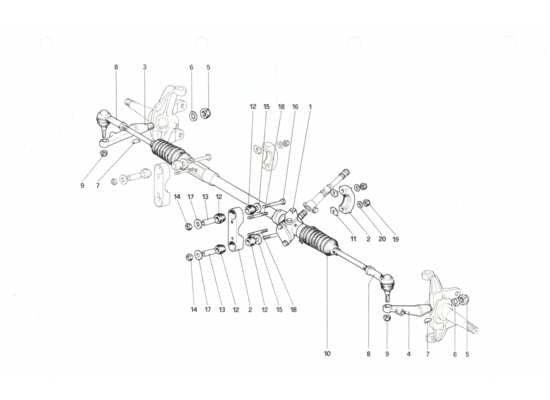 a part diagram from the Ferrari 208 parts catalogue